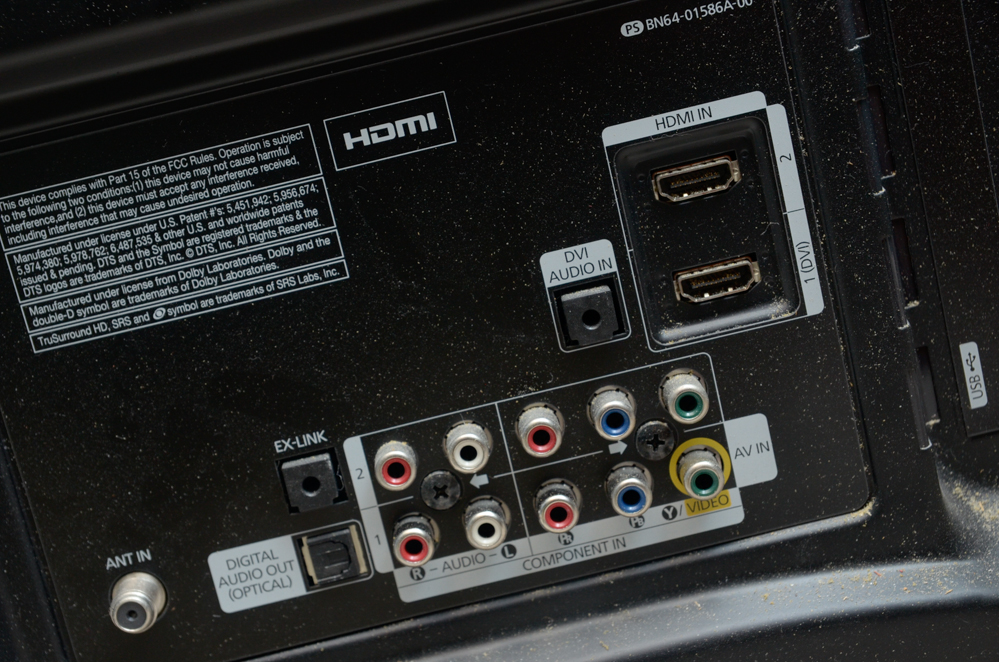 Samsung 51" Plasma Television With Remote Control