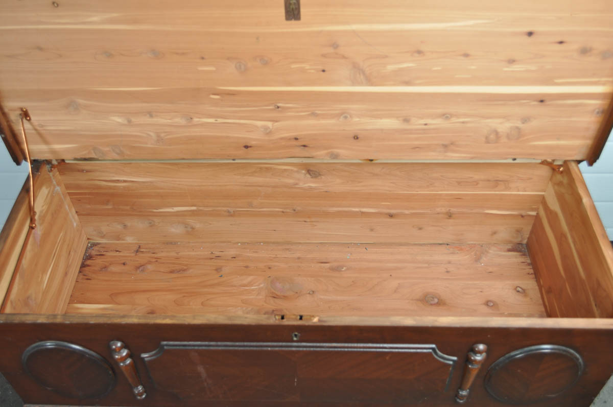 Antique Cavalier Cedar Chest