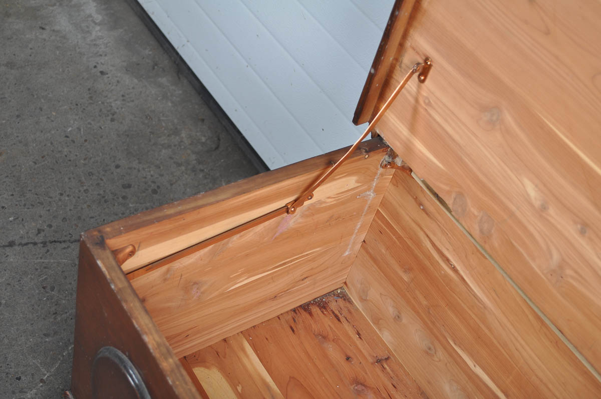 Antique Cavalier Cedar Chest