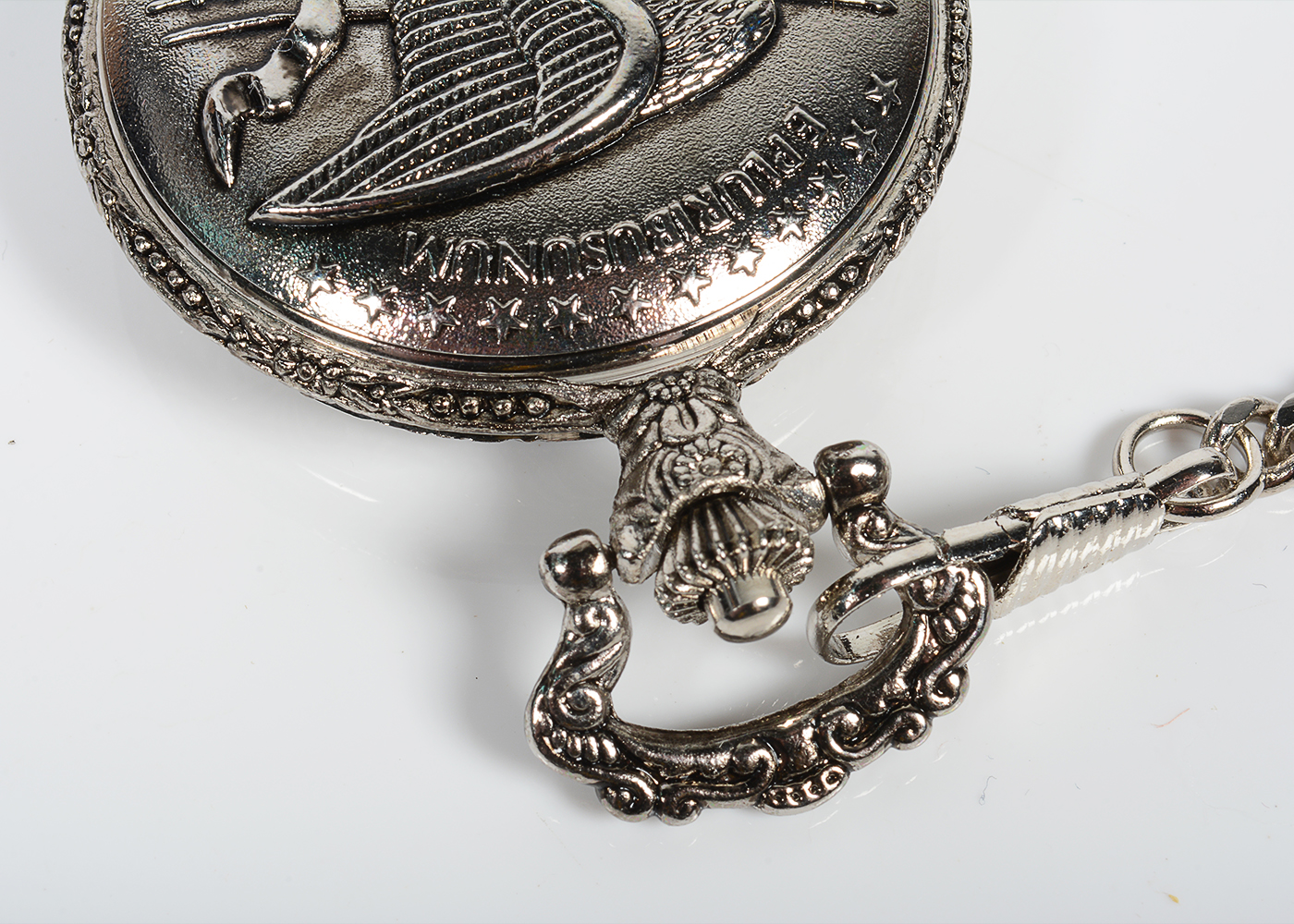 American Historic Society 1921 Morgan Silver Dollar Pocket Watch