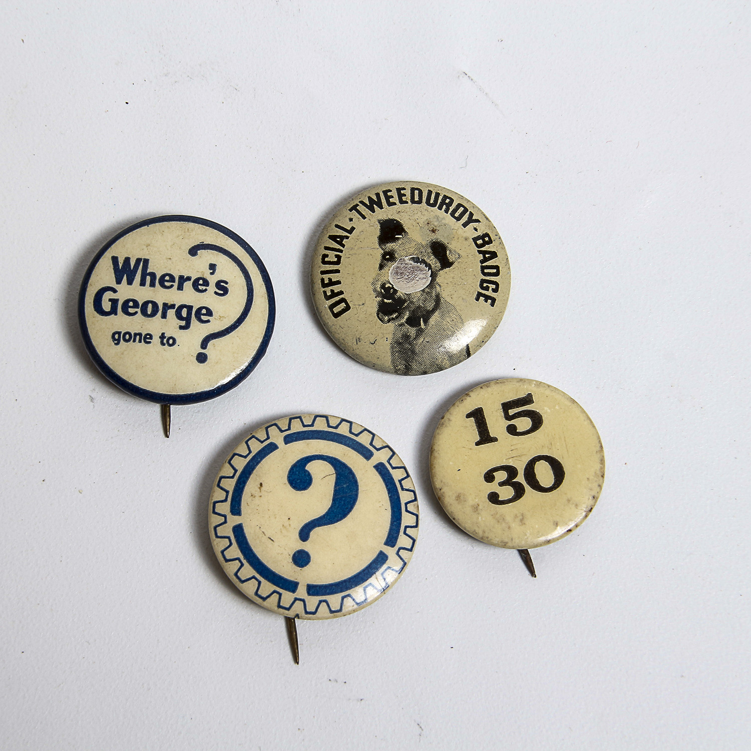 Collection of Humorous and Political Buttons