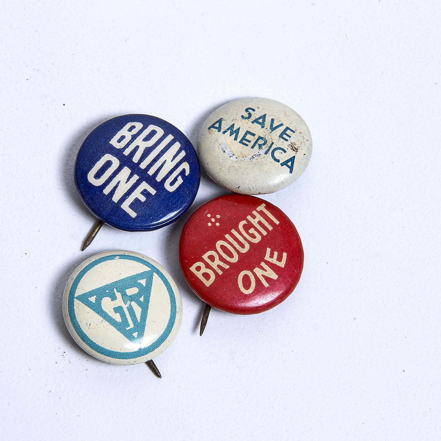 Collection of Humorous and Political Buttons