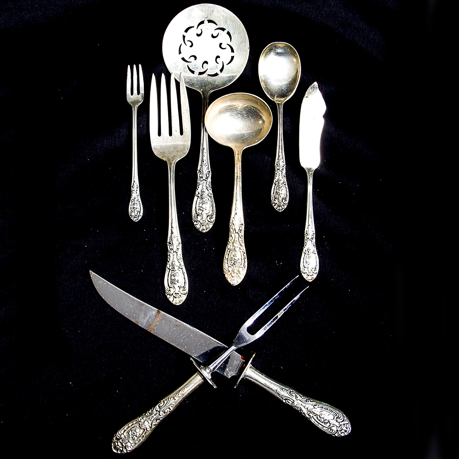 Easterling Company Sterling Silver Flatware in "Southern Grandeur"