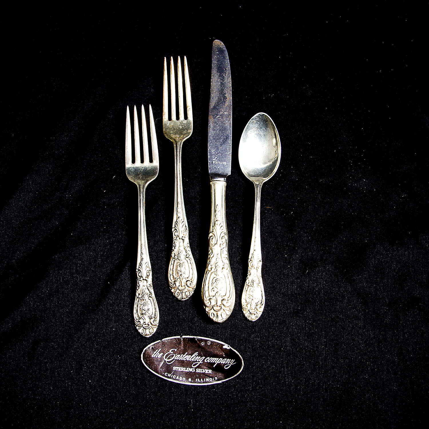 Easterling Company Sterling Silver Flatware in "Southern Grandeur"