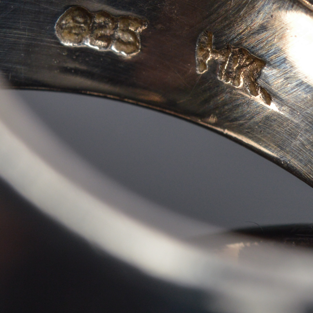 Sterling Silver Ring with Smoky Quartz