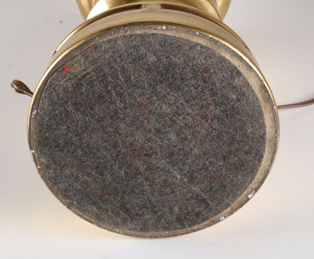 Vintage Brass-Toned Table Lamp