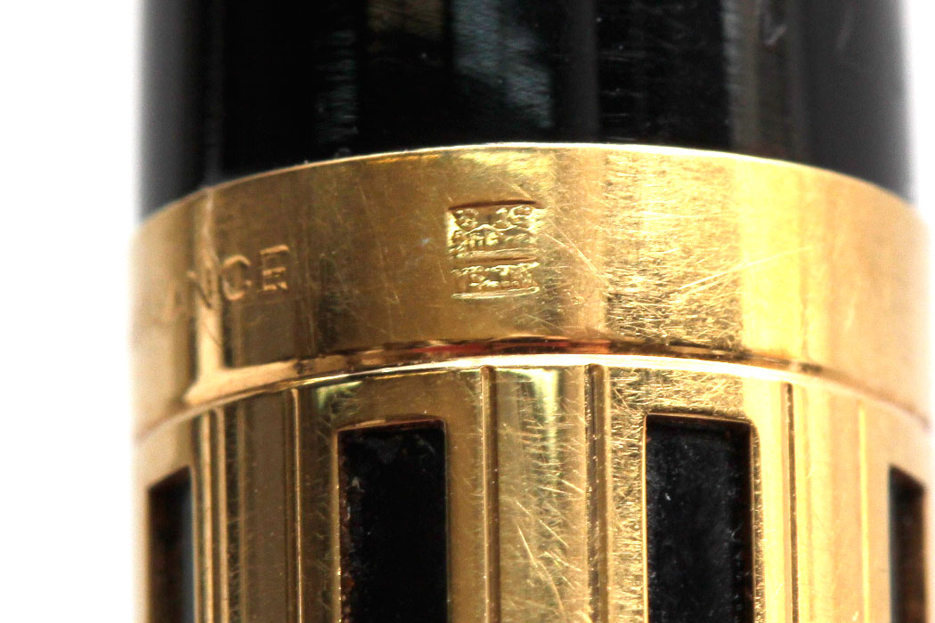 Waterman Black and Gold Fountain Pen Made in France