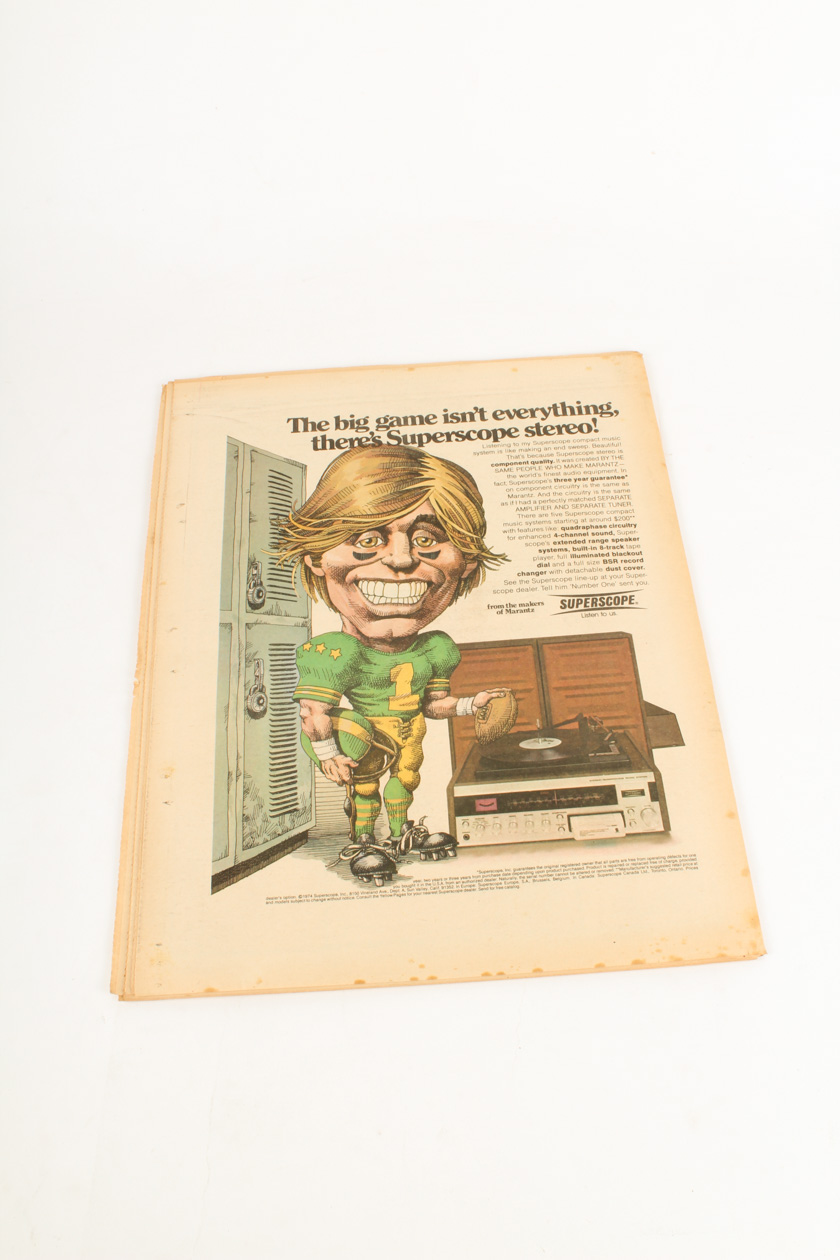 A Complete Collection of 1975 Issues of "Rolling Stone" Magazine