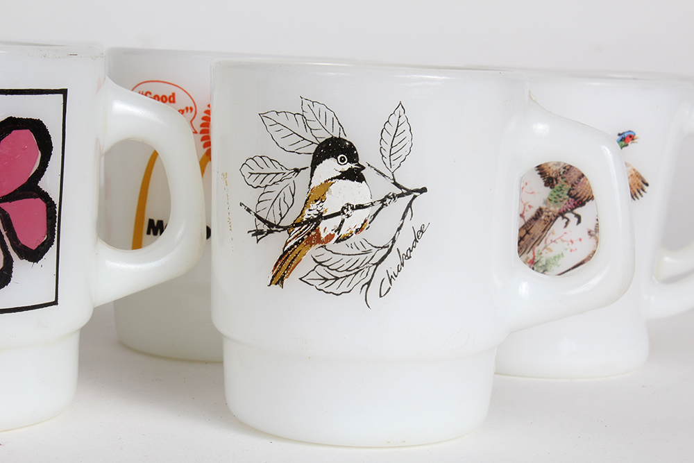 12 Vintage Fire King Mugs