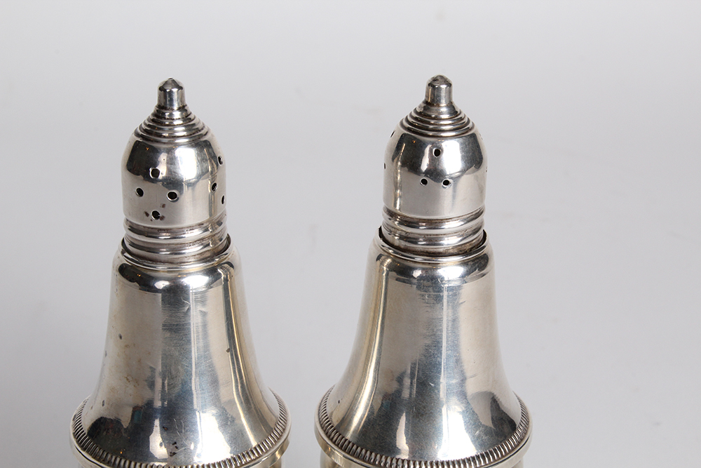 "Mayflower" Weighted Sterling Silver Salt and Pepper Shakers
