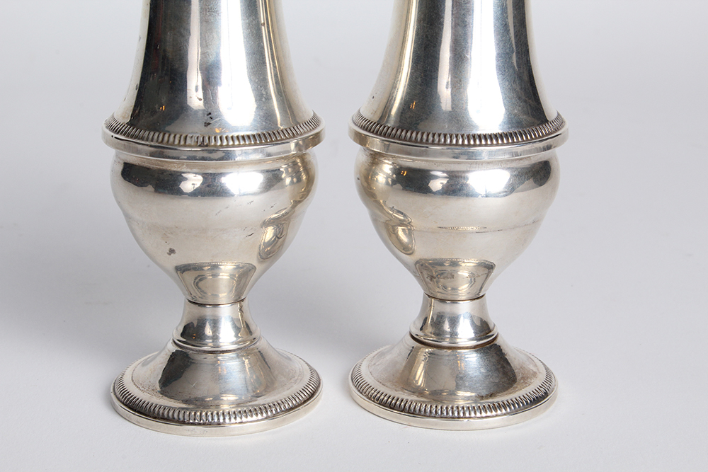 "Mayflower" Weighted Sterling Silver Salt and Pepper Shakers
