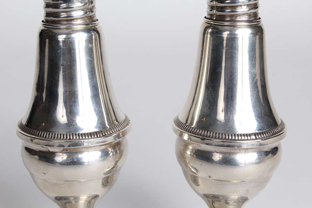 "Mayflower" Weighted Sterling Silver Salt and Pepper Shakers