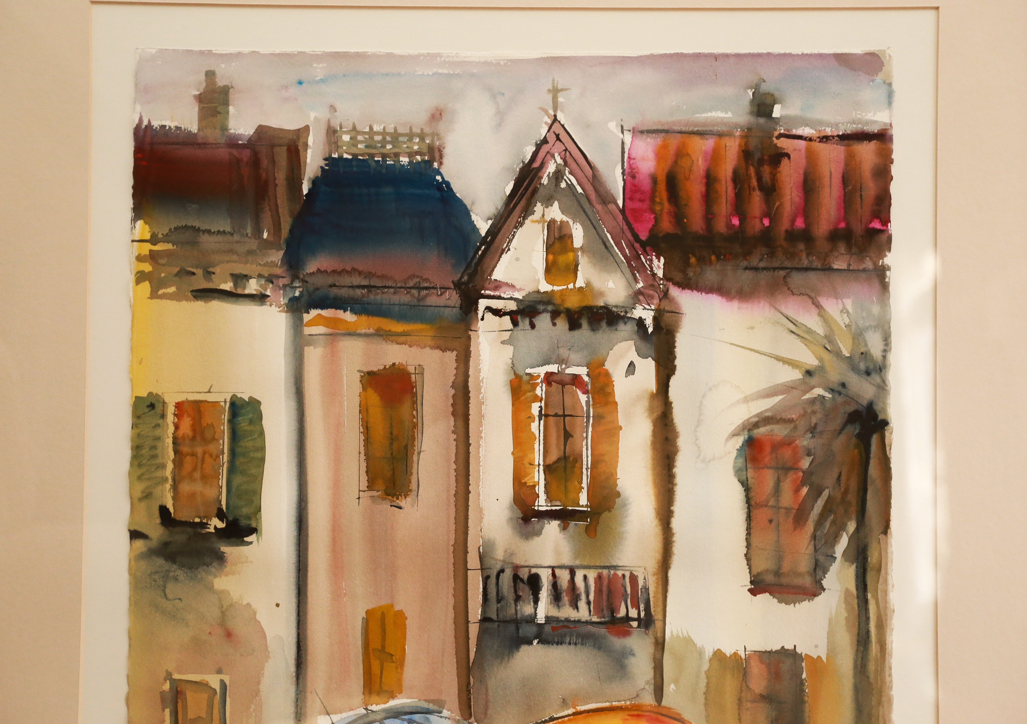 Creason Clayton Original Watercolor "Party on Germain"