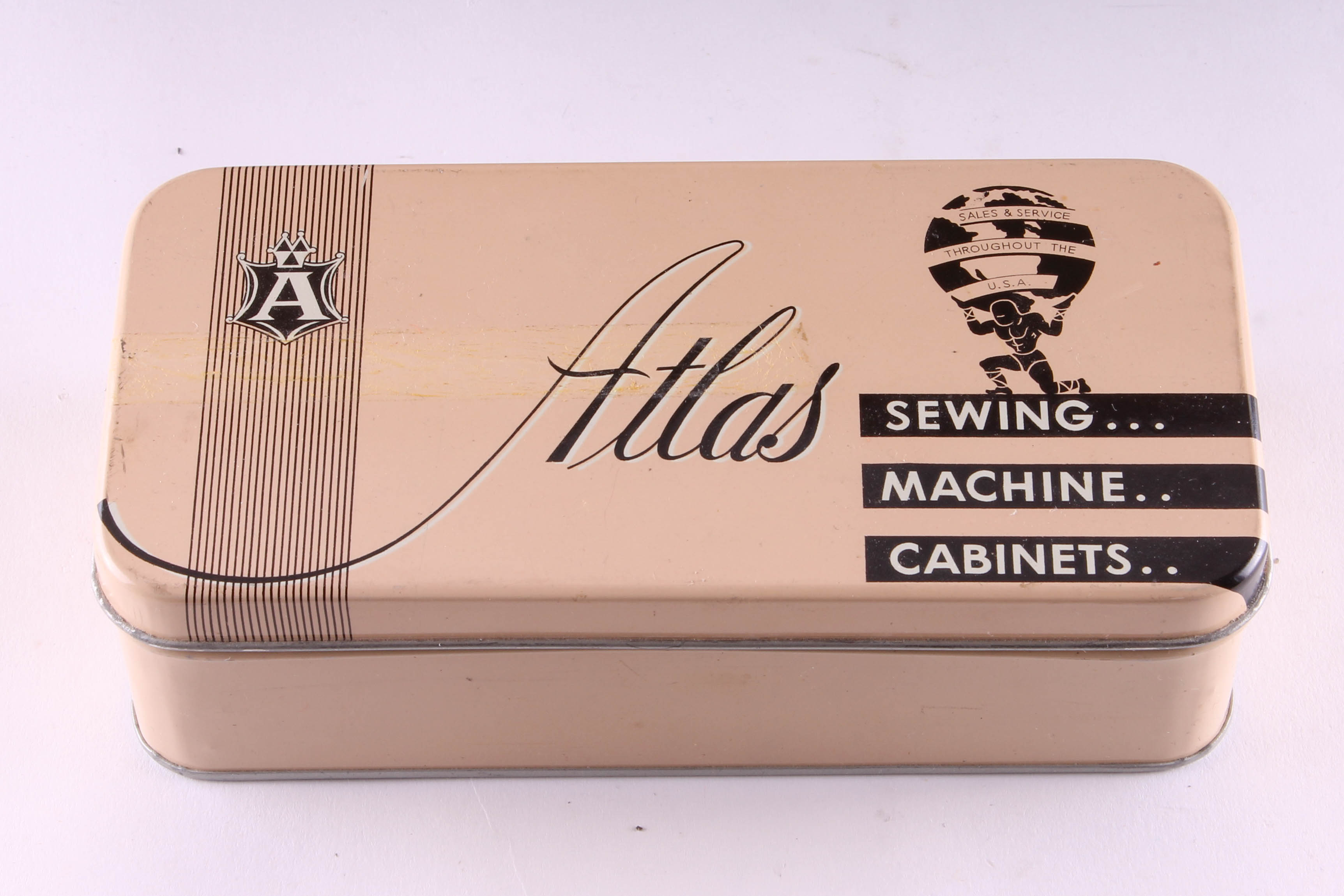 1950s Rose Toned Atlas Deluxe Electric Sewing Machine