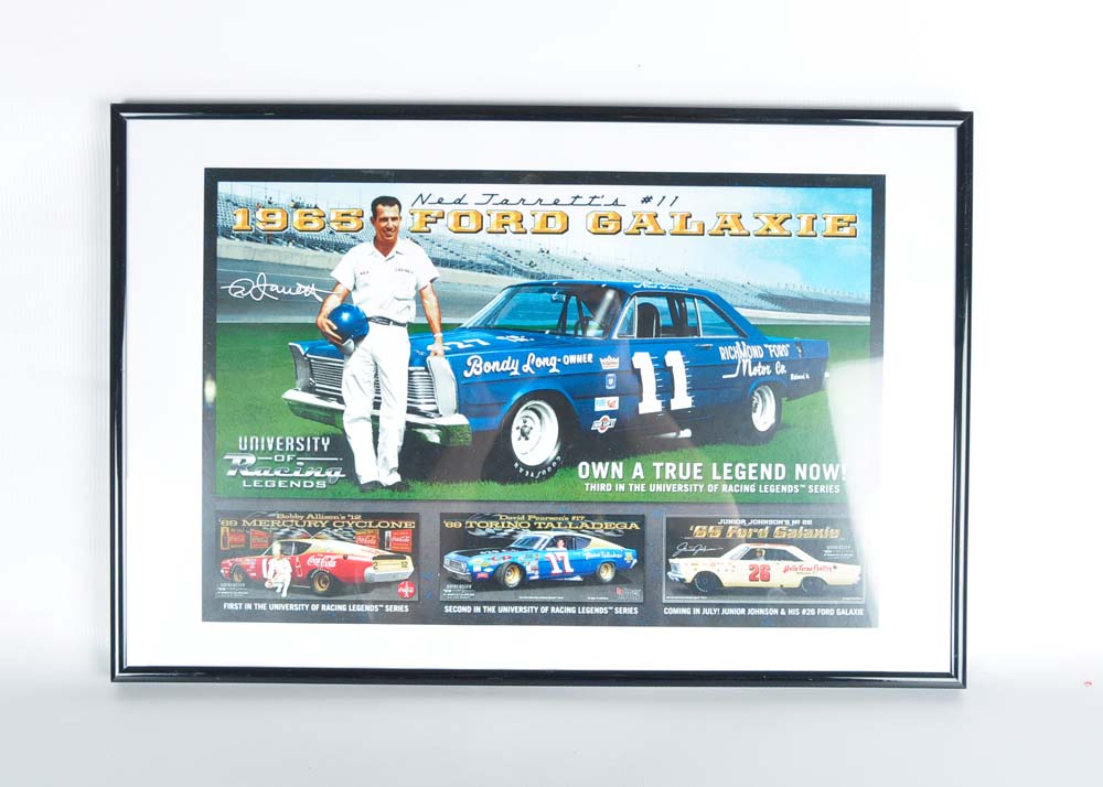 Signed Die-Cast Ned Jarrett '65 Ford Galaxie