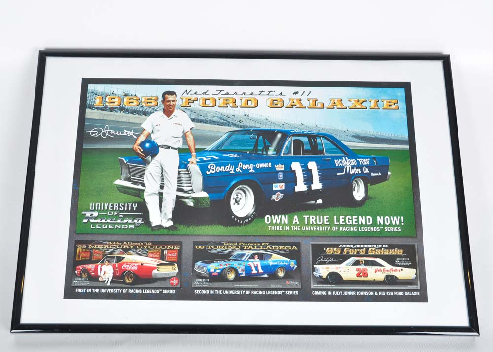 Signed Die-Cast Ned Jarrett '65 Ford Galaxie