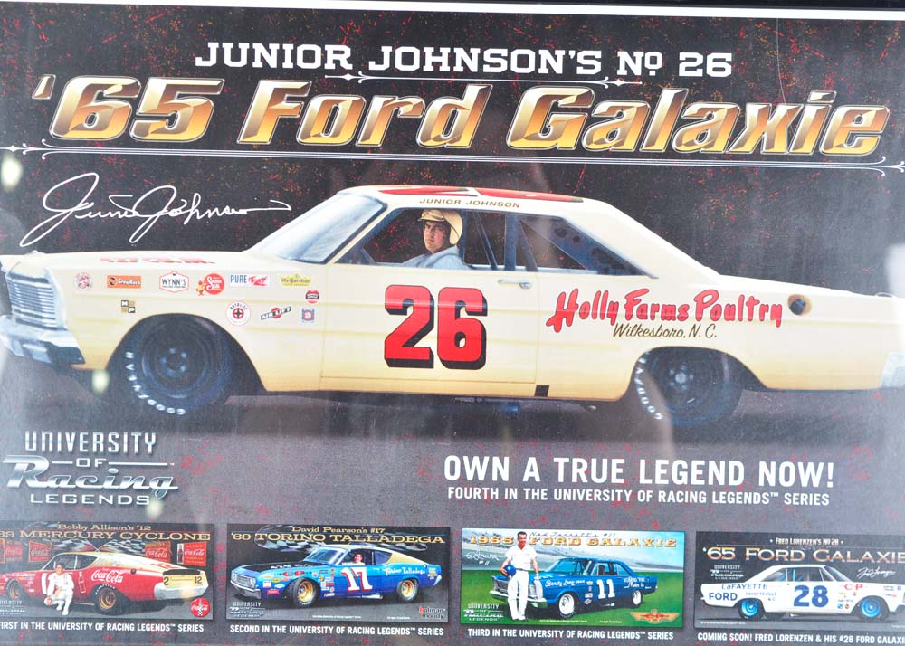 Signed Junior Johnson '65 Ford Galaxie Replica