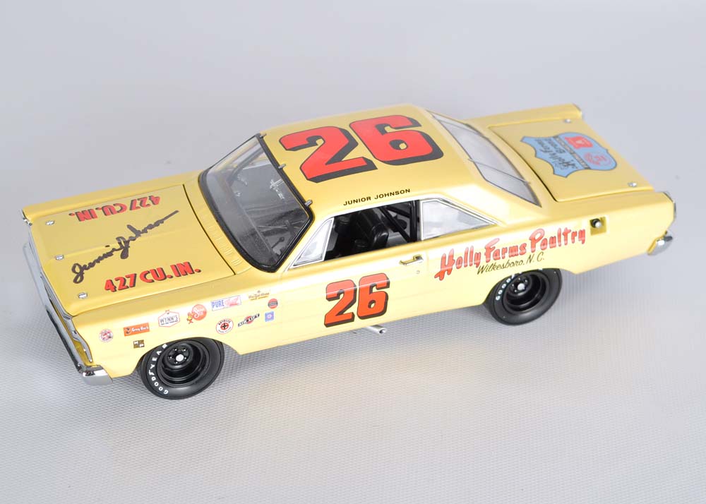Signed Junior Johnson '65 Ford Galaxie Replica