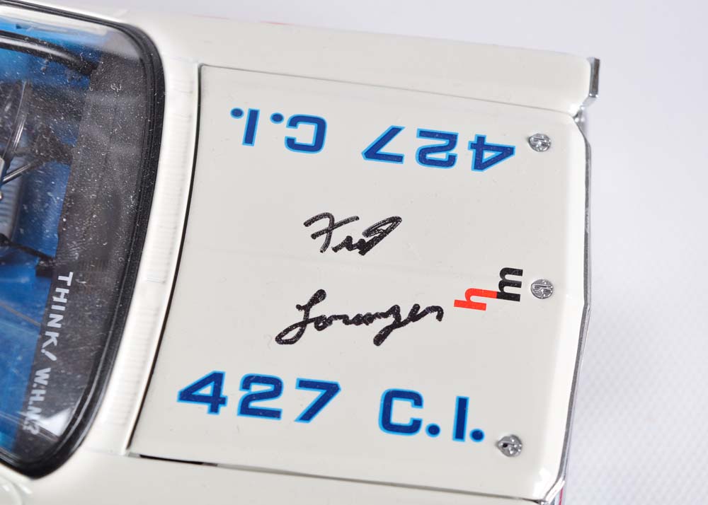 Signed Die-Cast Fred Lorenzen '65 Ford Galaxie