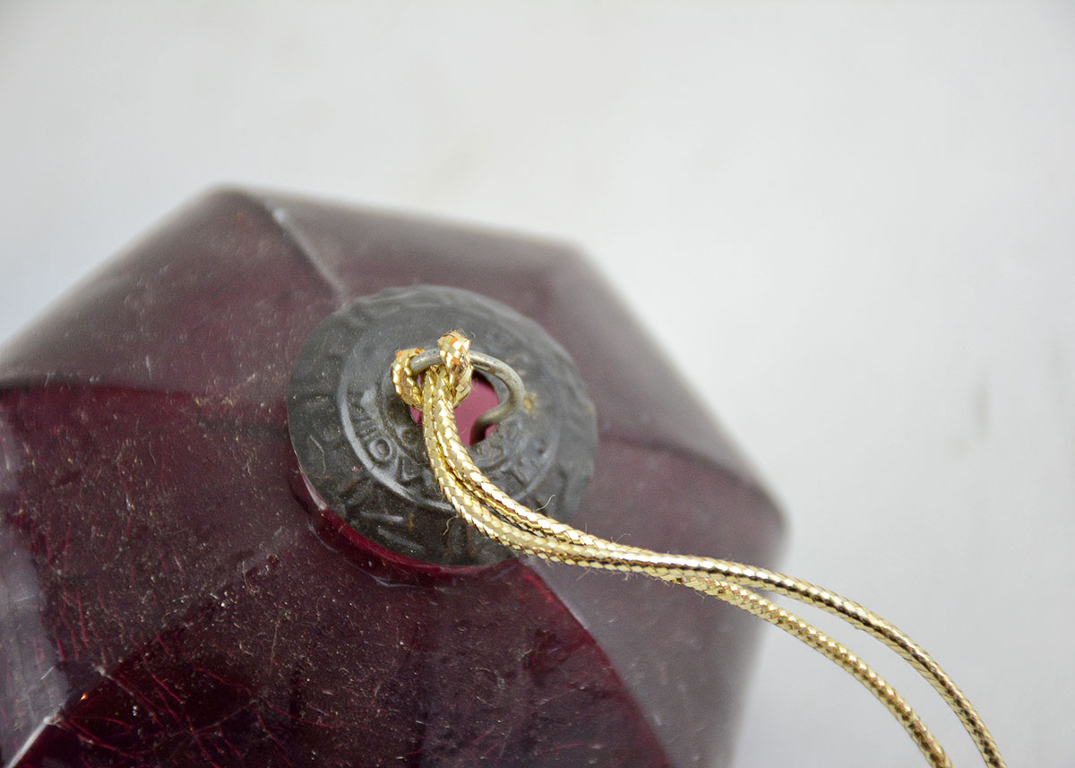 Kugel Midwest Blue and Purple Glass Antique Ornaments