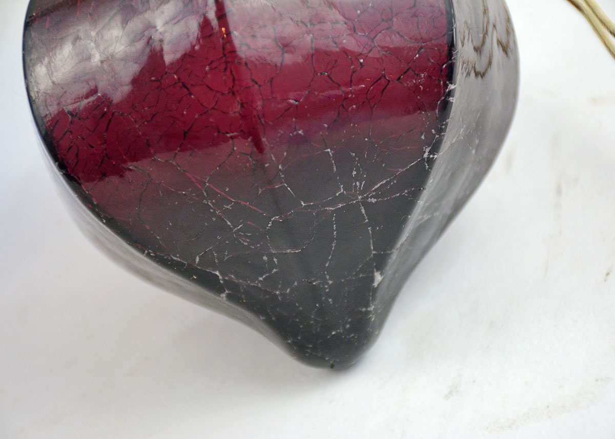 Kugel Midwest Blue and Purple Glass Antique Ornaments