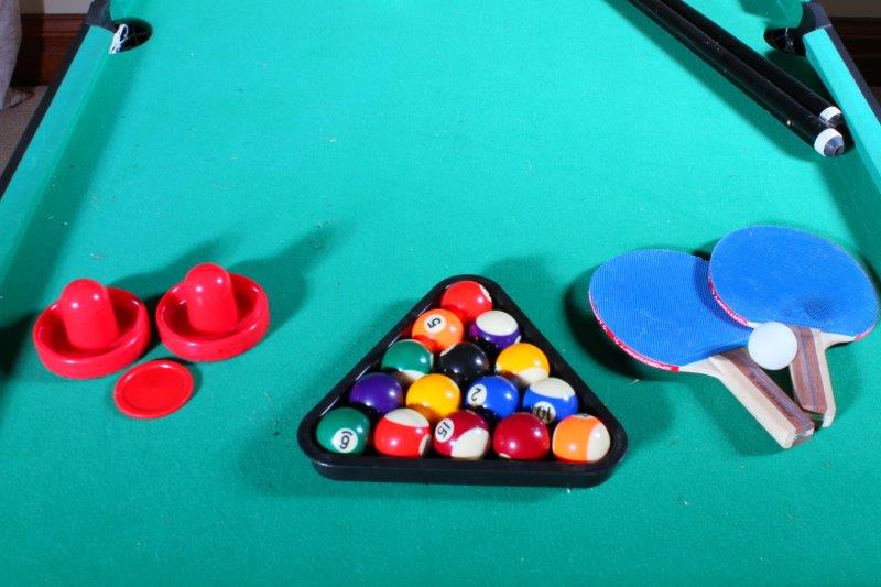 Harvard Reversible Air Hockey to Mini-Pool Table