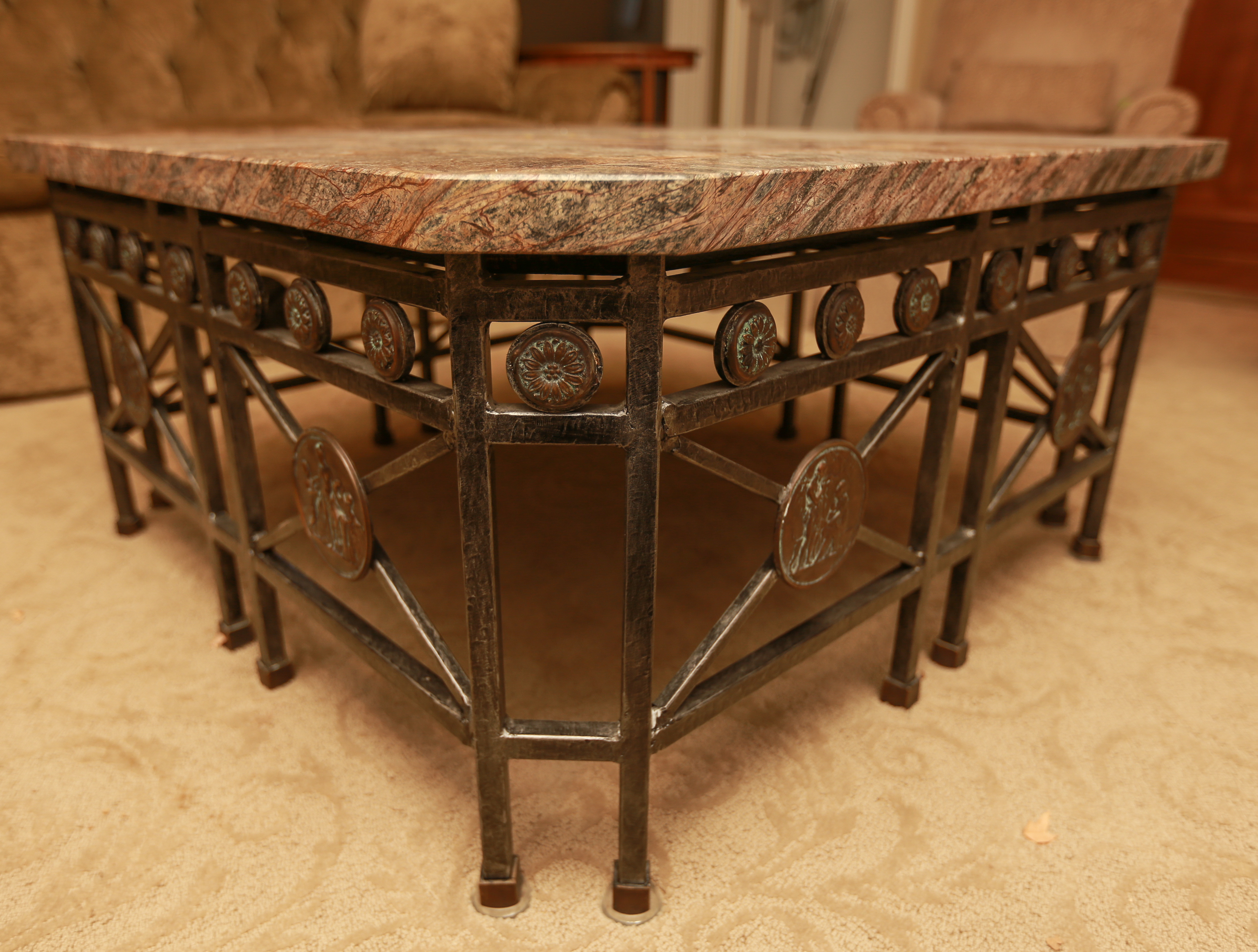 Marble Top Coffee Table