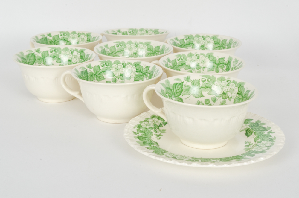 Collection of Wedgwood Etruria China Teacups