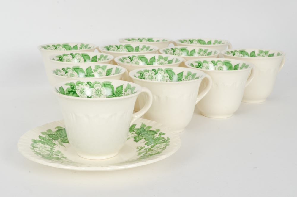 Collection of Wedgwood Etruria China Teacups