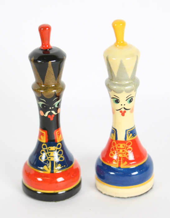 Handpainted Vintage Chess Set