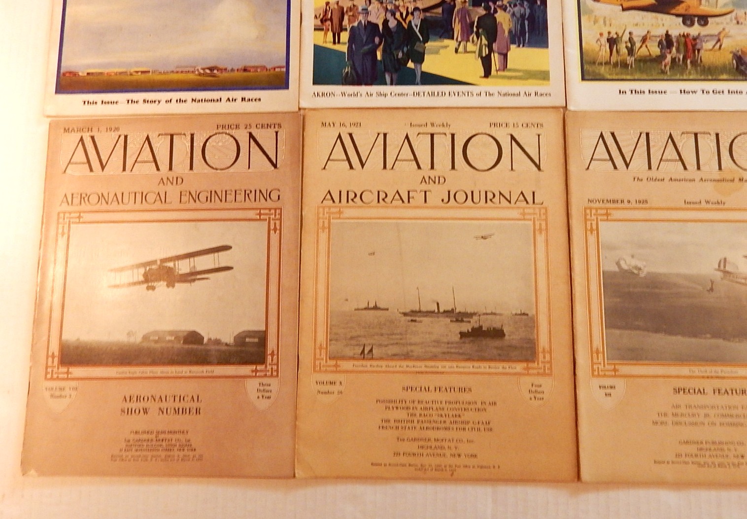 1920's and 1960's Aviation Journals