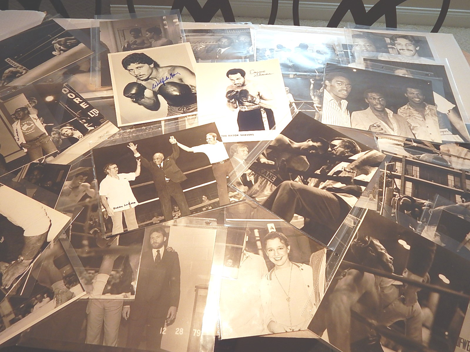 Vintage Black and White Boxing Photos