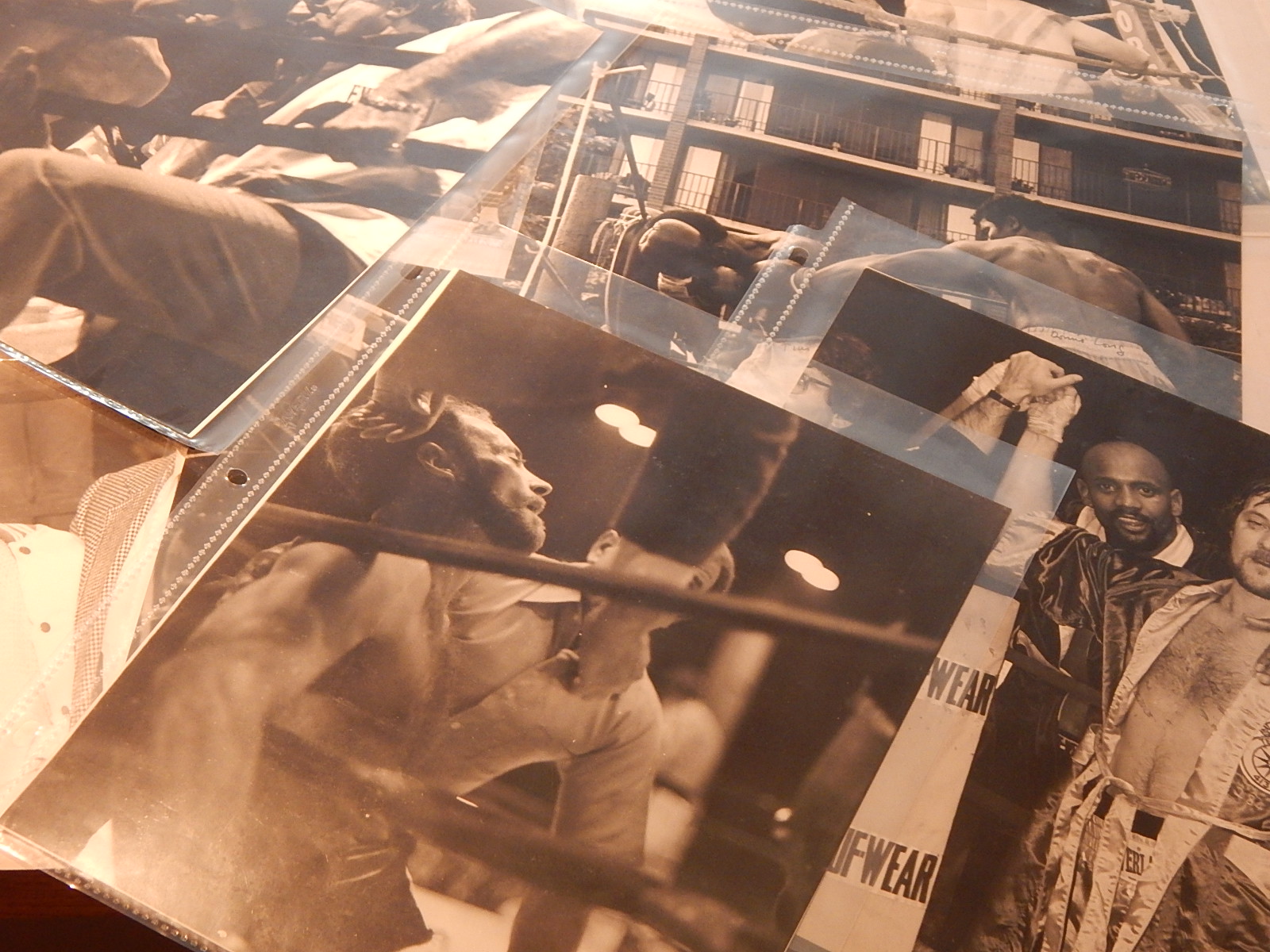 Vintage Black and White Boxing Photos