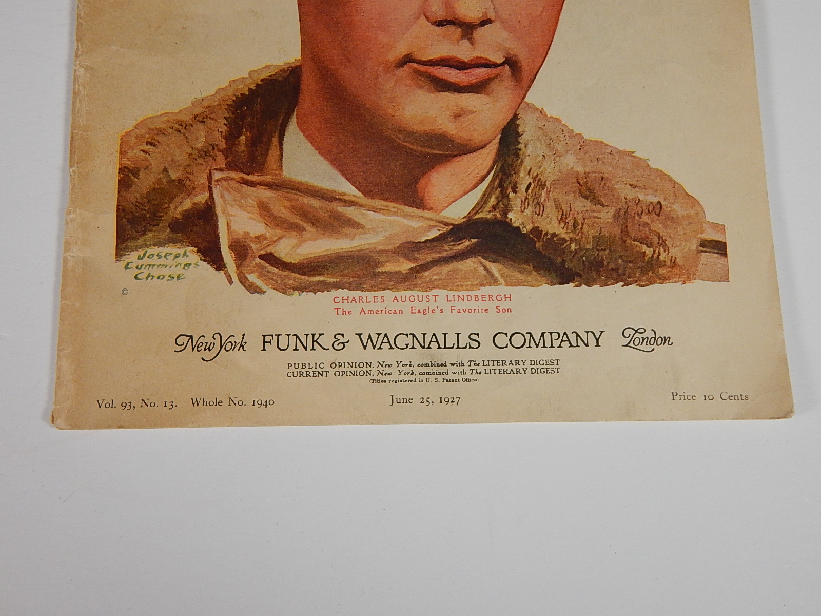 1927 _The Literary Digest_ and _When Lindy Comes Home_ Musical Score