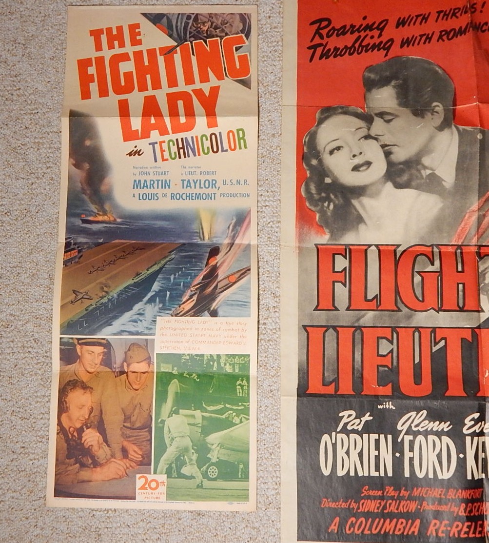 Three Vintage Movie Ads