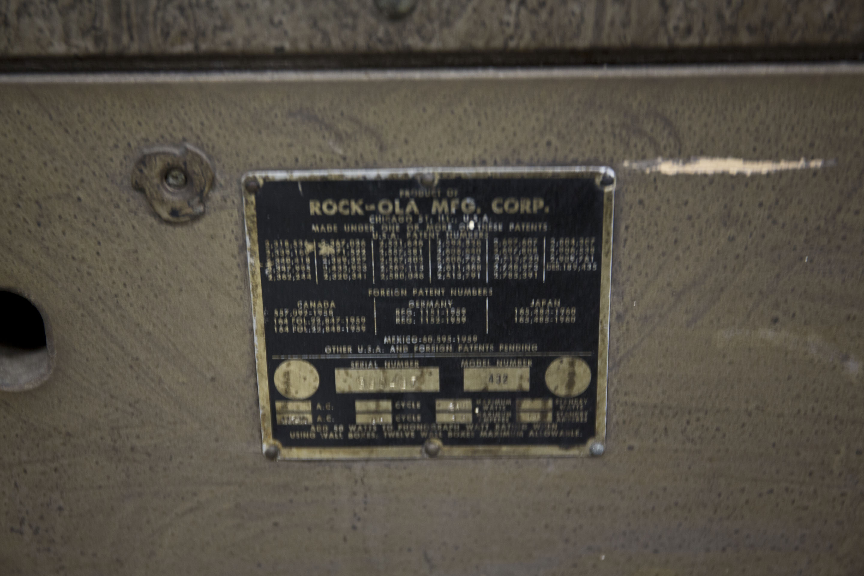 Rock-Ola GP160 Jukebox