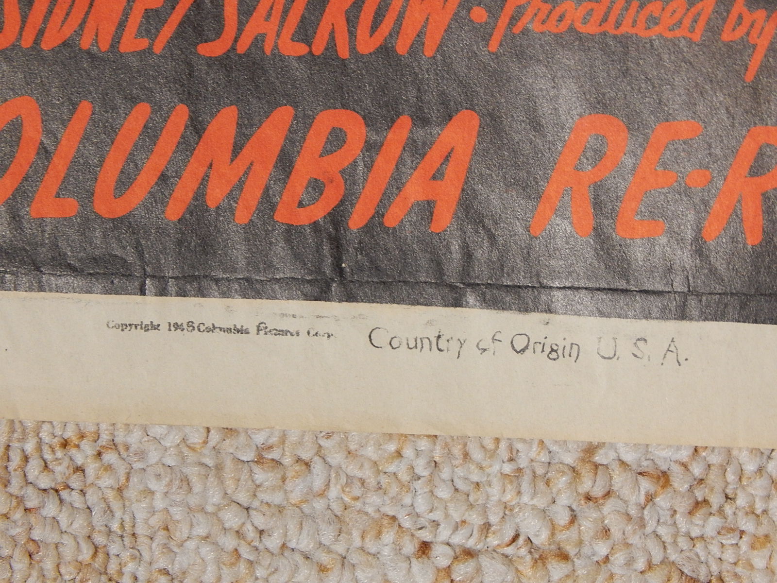 Three Vintage Movie Ads