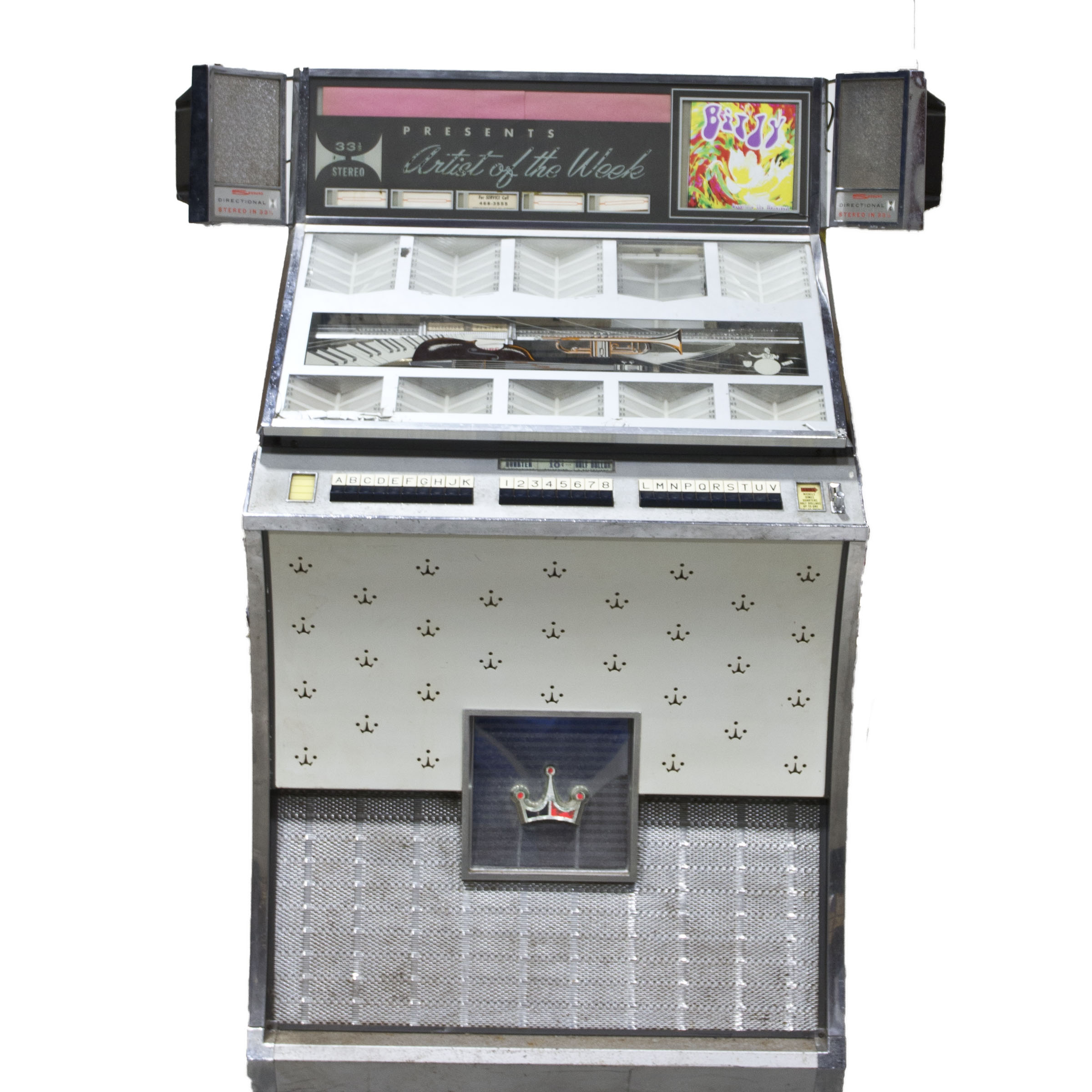 Vintage Seeburg "Artist Of The Week" Jukebox