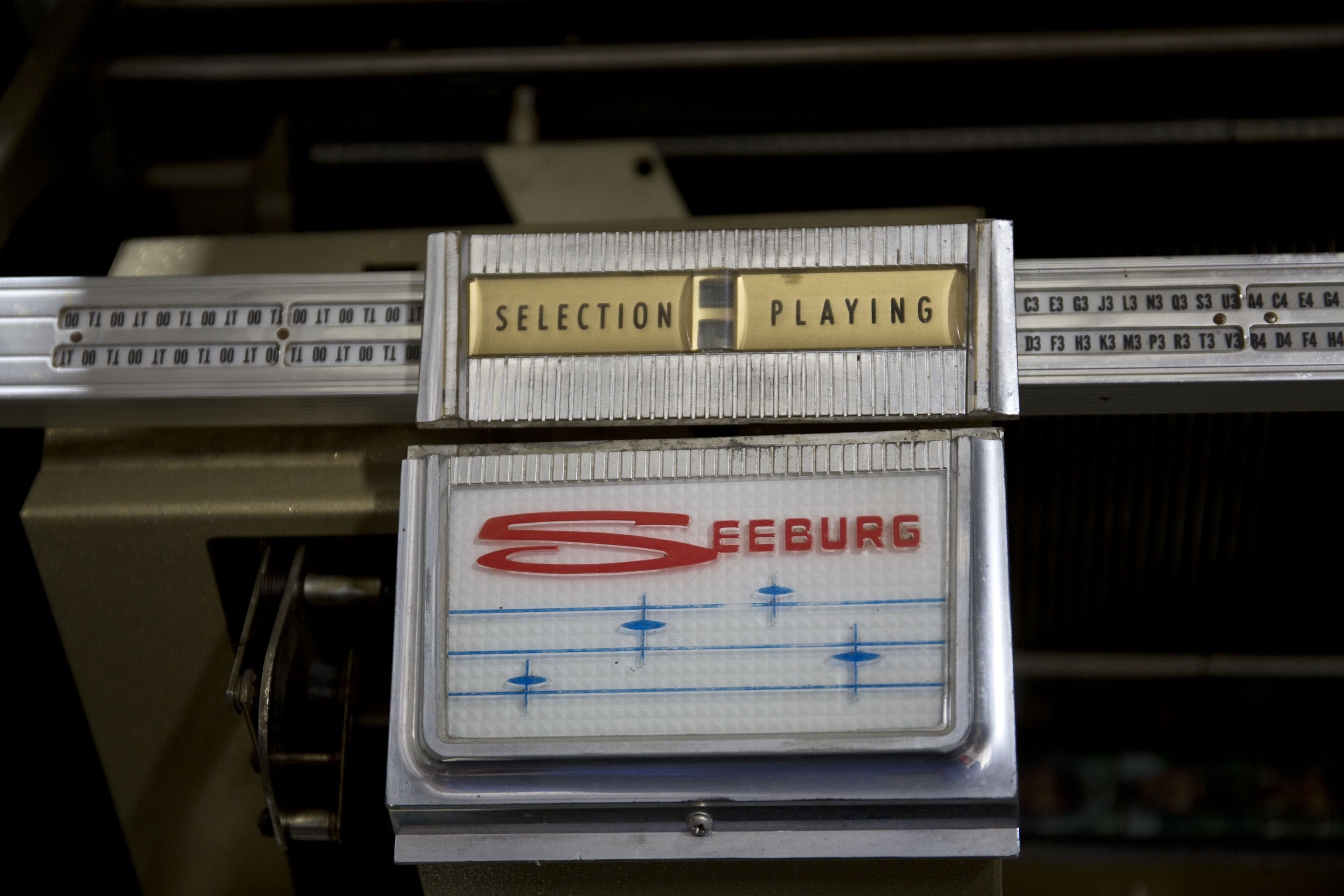 Vintage Seeburg "Artist Of The Week" Jukebox