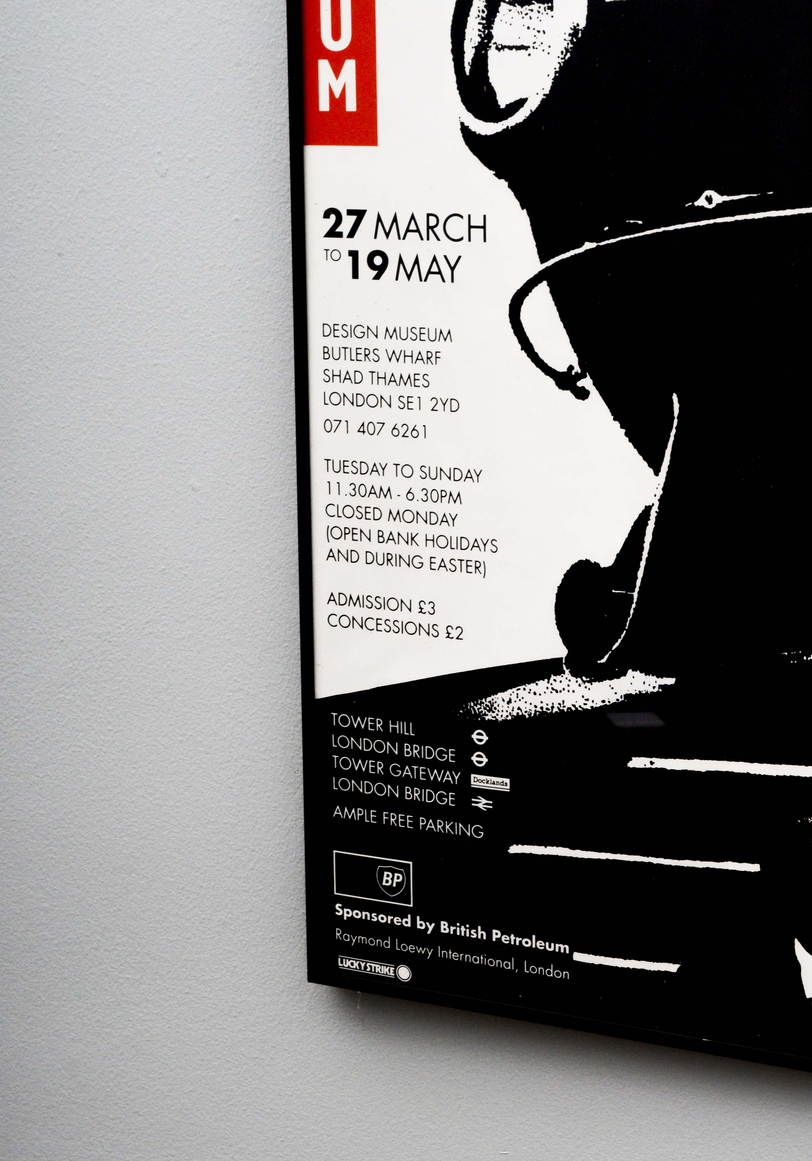 Raymond Loewy Design Museum Poster