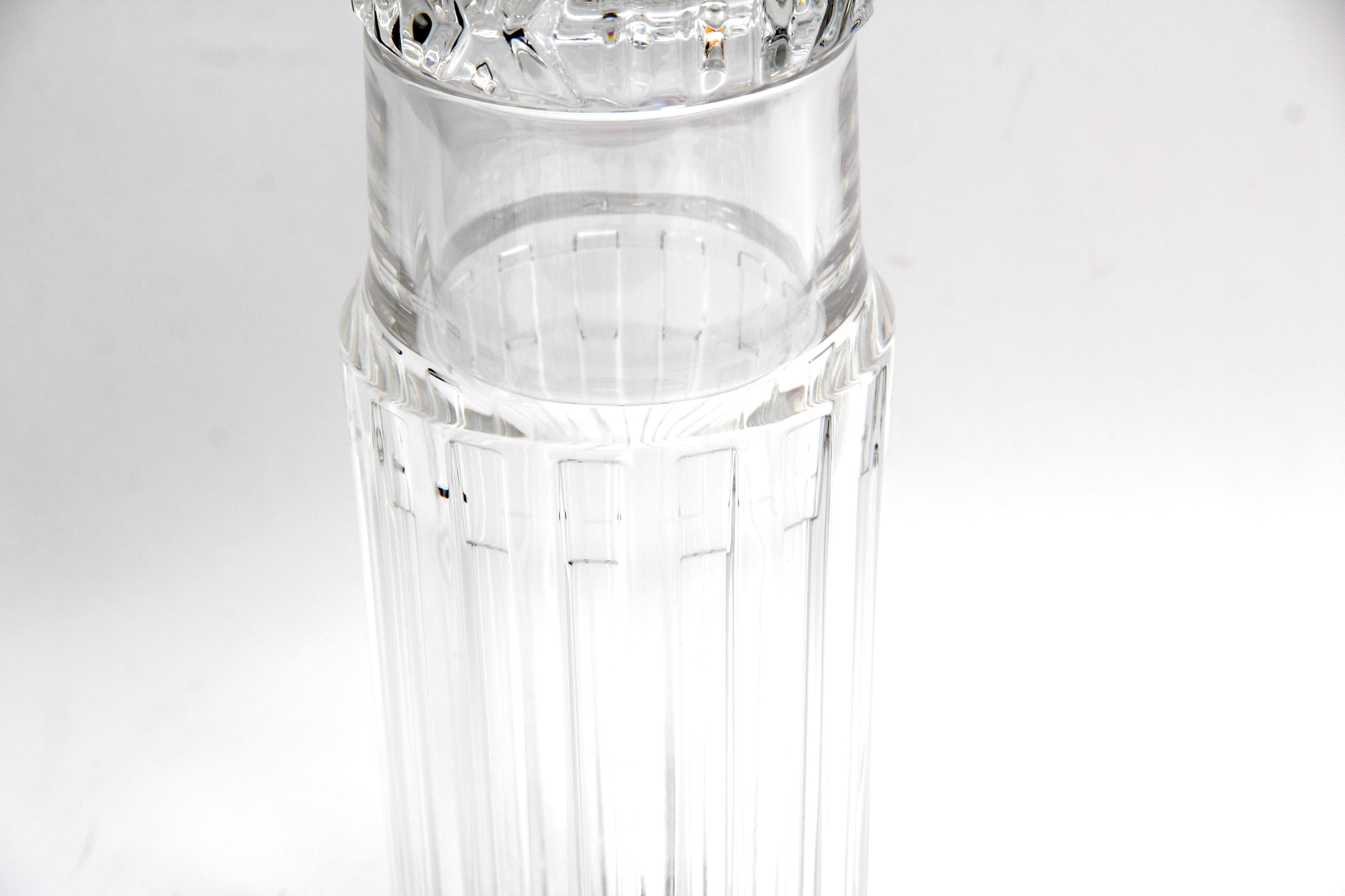 Tiffany & Co. Atlas Roman Numeral Crystal Decanter