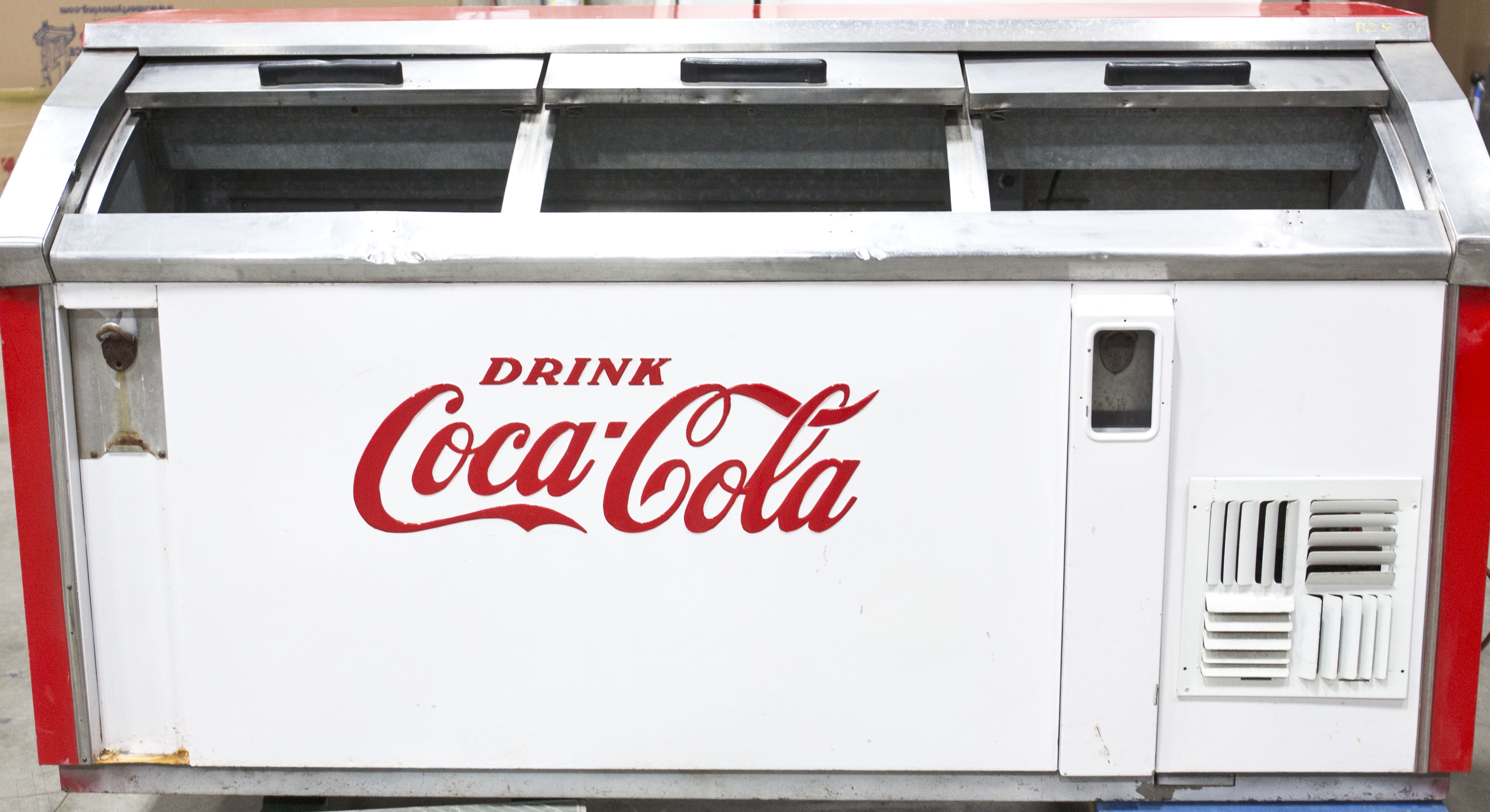 Large Vintage Coca Cola Cooler
