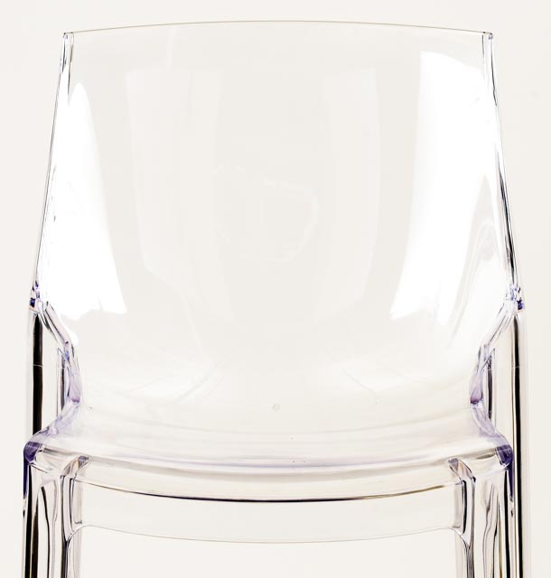 Pair of Zuo Modern Acrylic Bar Chairs