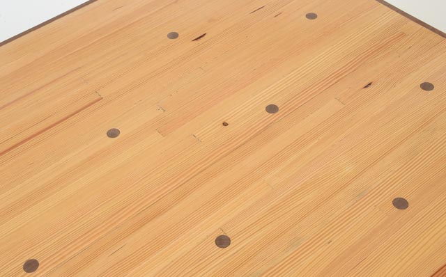 Bowling Lane Coffee Table on Hairpin Legs