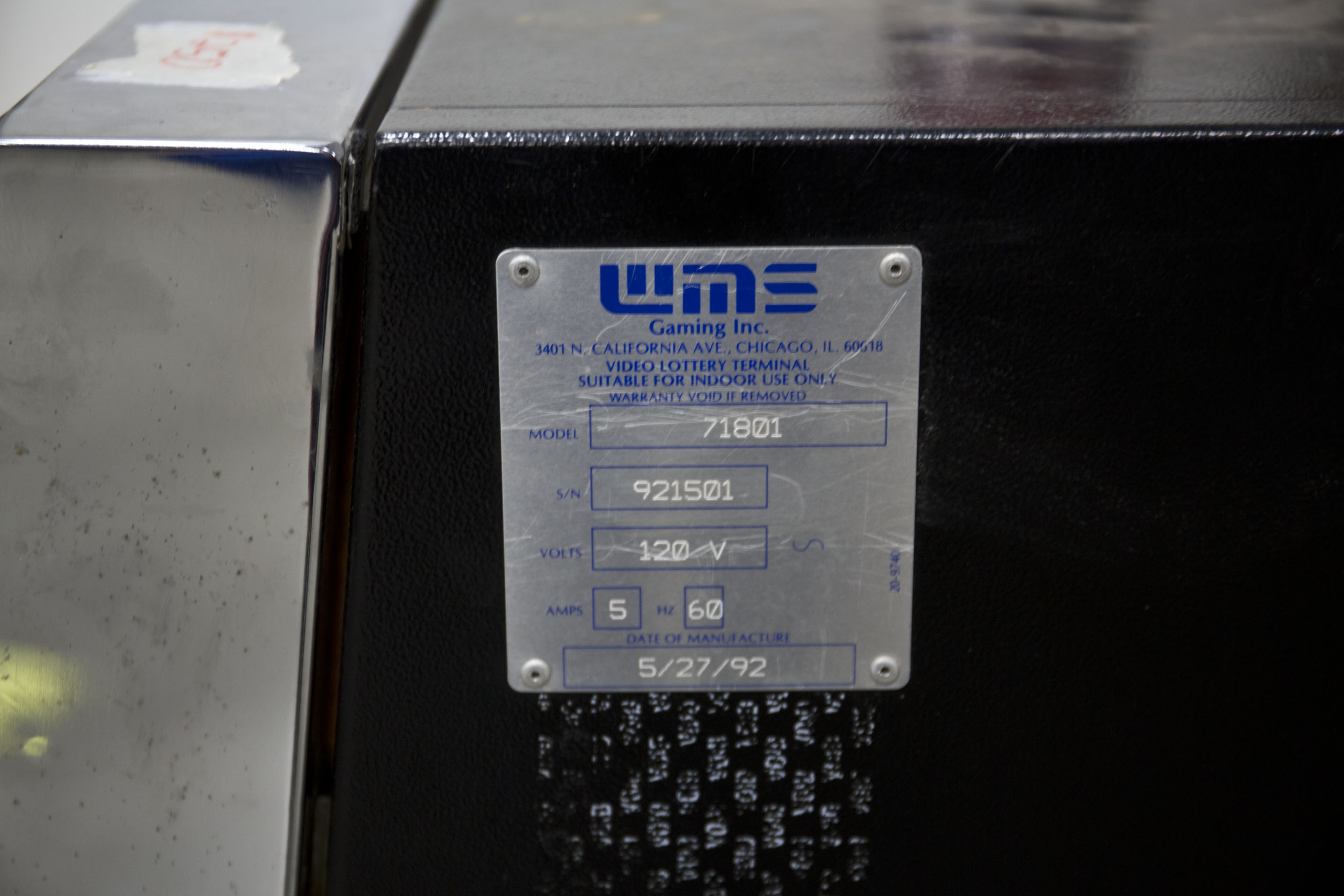 "Midas Touch" Video Poker Machine