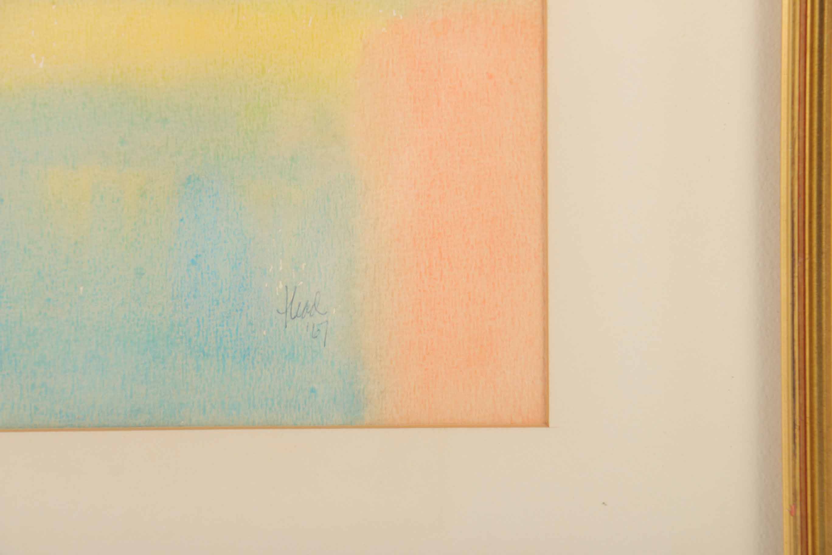 Thad Brykalski Watercolor Painting on Paper "Bass Rocks"