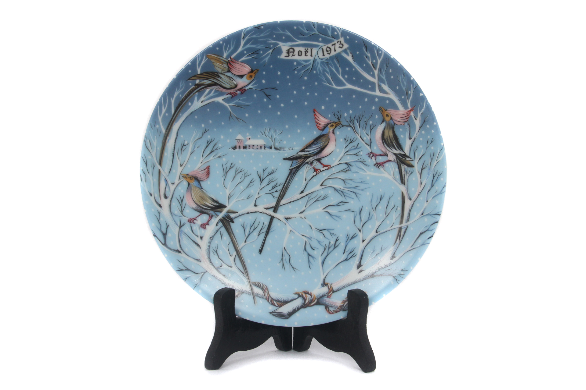 Haviland Limoges "Four Colly Birds"  Collectors Plate