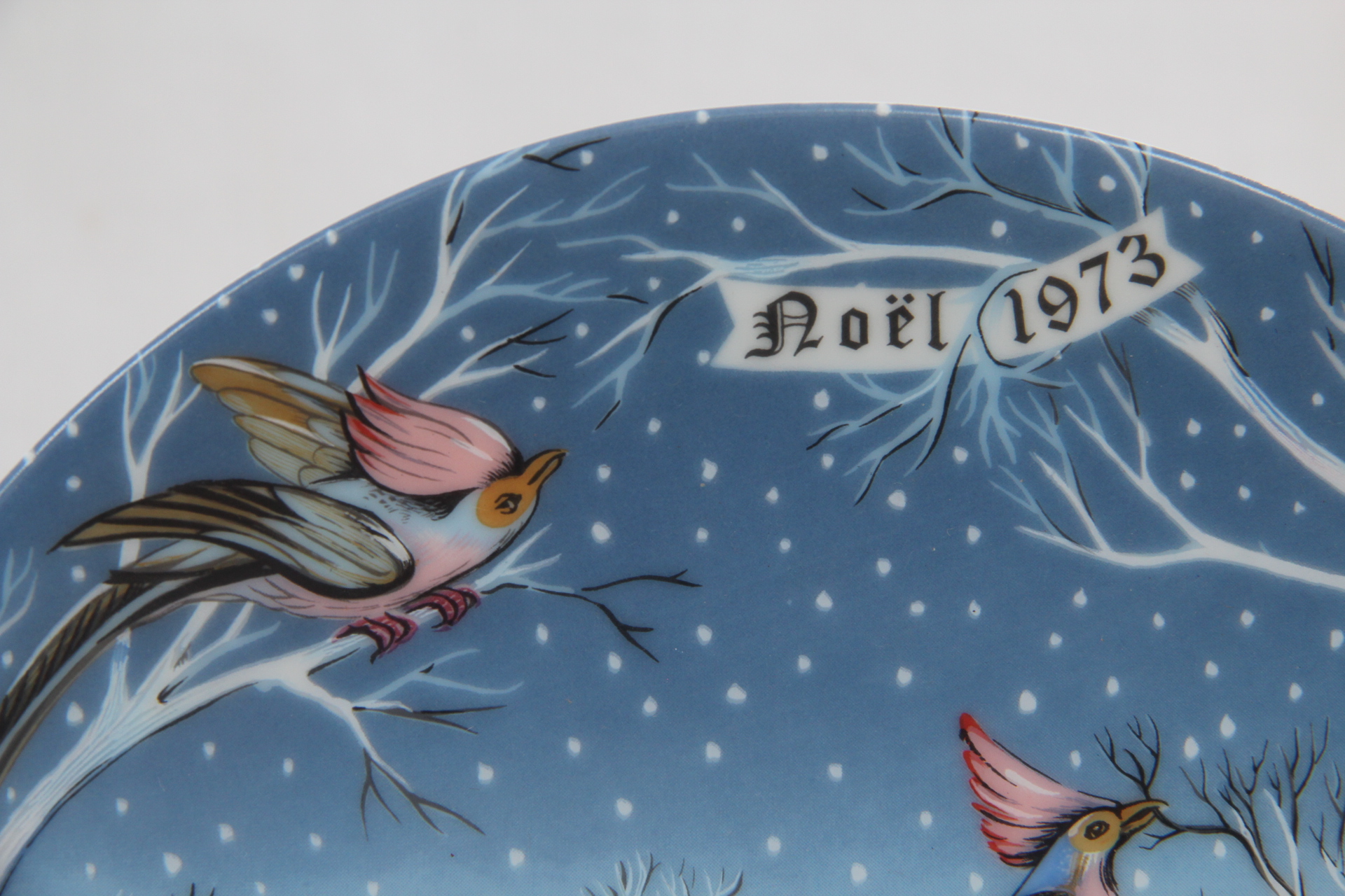 Haviland Limoges "Four Colly Birds"  Collectors Plate