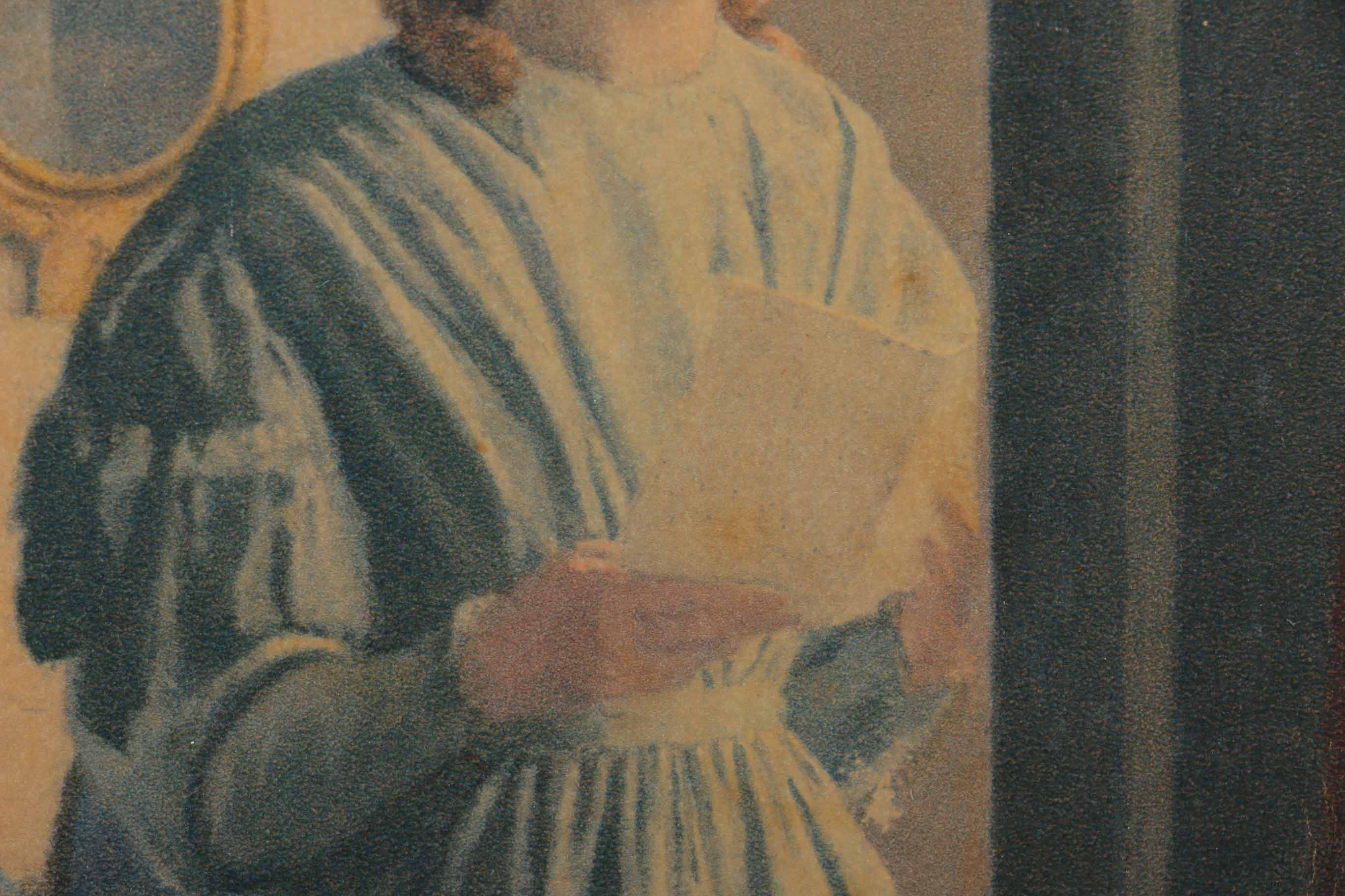 Reproduction Halftone Print on Paper After Leonard Campbell Taylor Painting