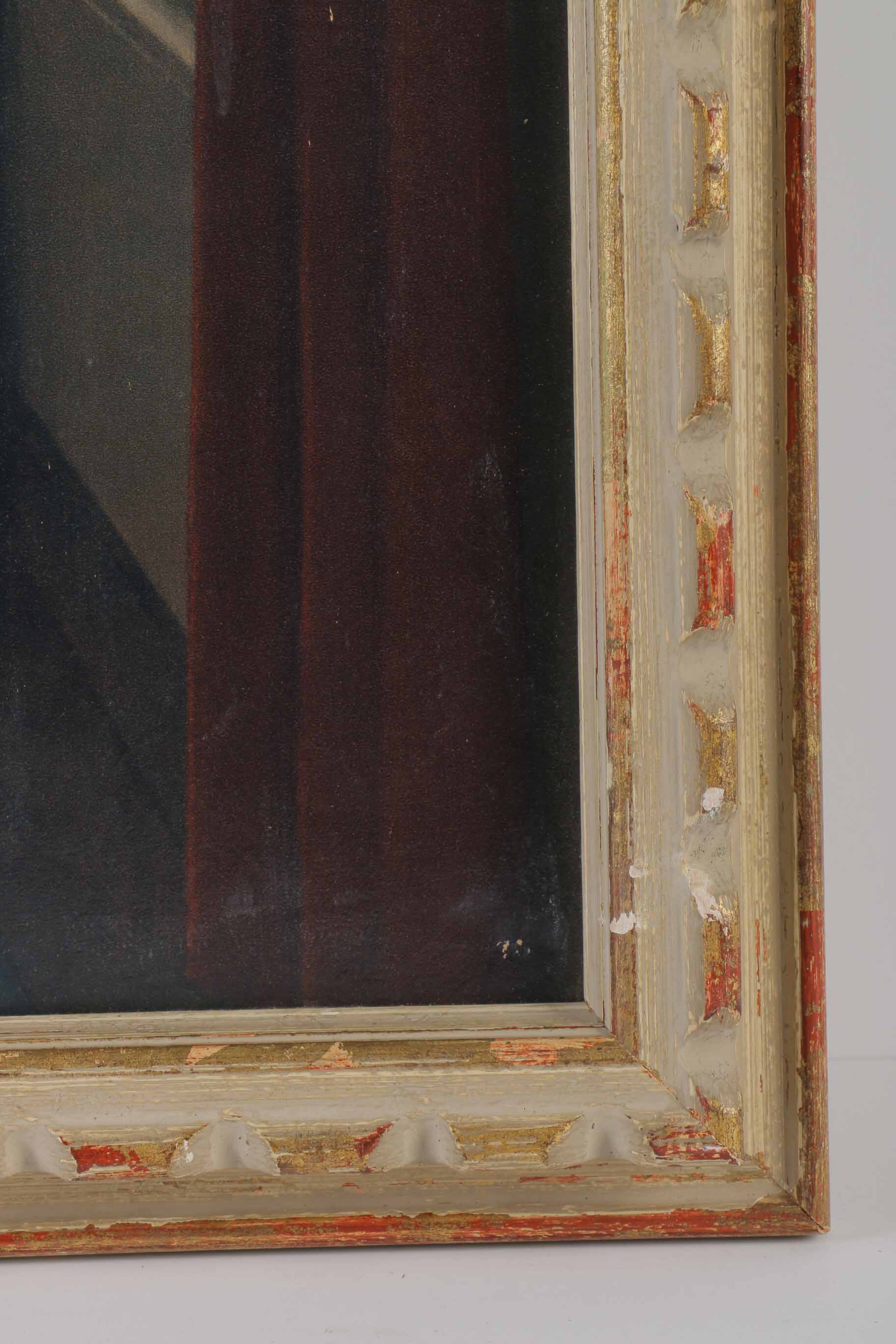 Reproduction Halftone Print on Paper After Leonard Campbell Taylor Painting